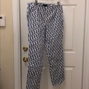 Brooks Brothers 346 Natalie Fit Seahorse Capri NWT